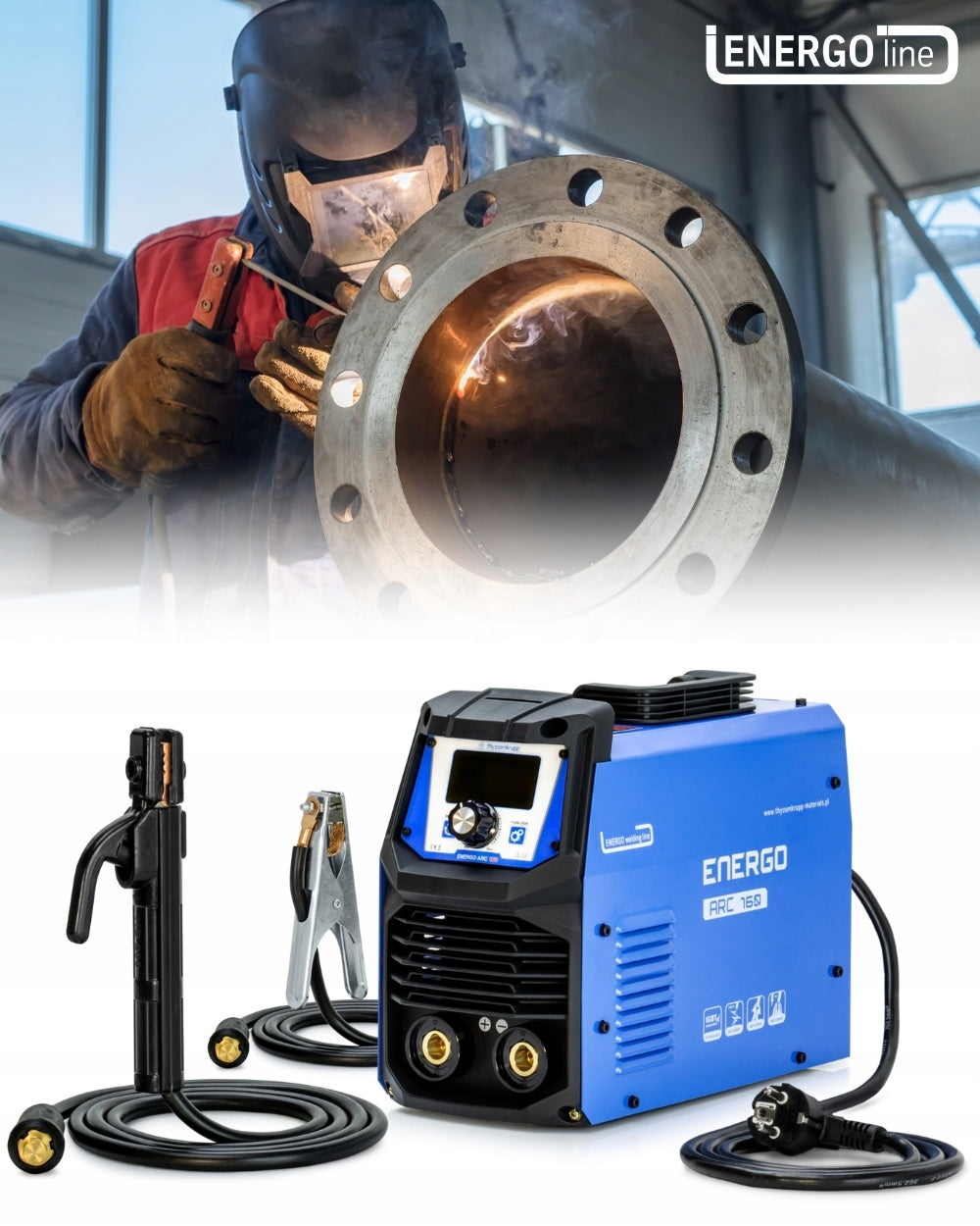 Inverter welder ENERGOarc 160A MMA TIG Lift welding machine Packaging status original
