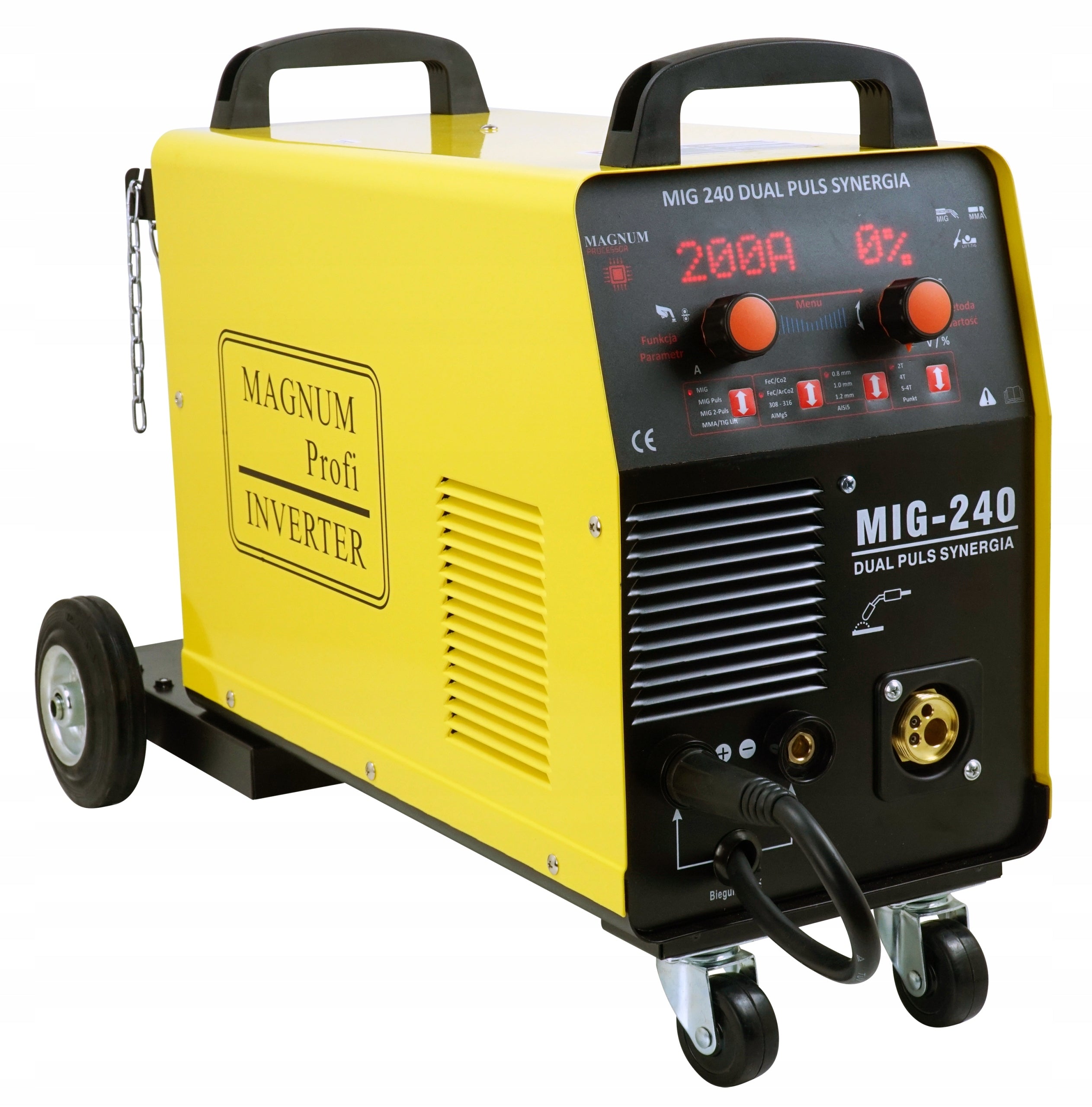 Inverter welder MIGOMAT Magnum MIG PULS ALU SYNERGY FEEDER 4-ROLLS Brand Magnum