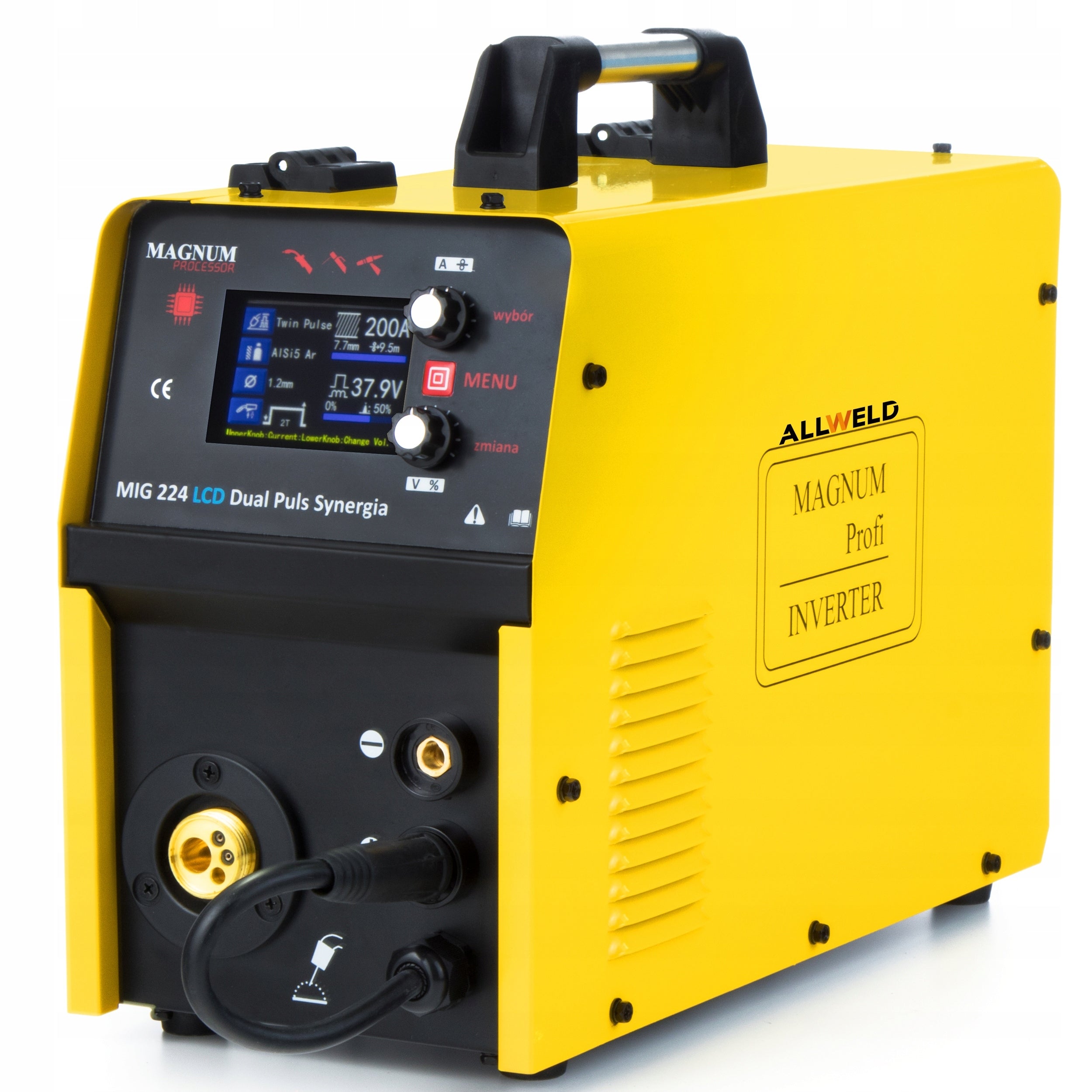 Inverter welder - Semi-automatic - Migomat MAGNUM 224- MMA MIG/MAG TIG