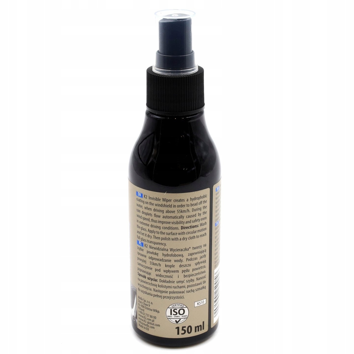 Invisible Wiper K2 150ml K510 Manufacturer's catalog number K510