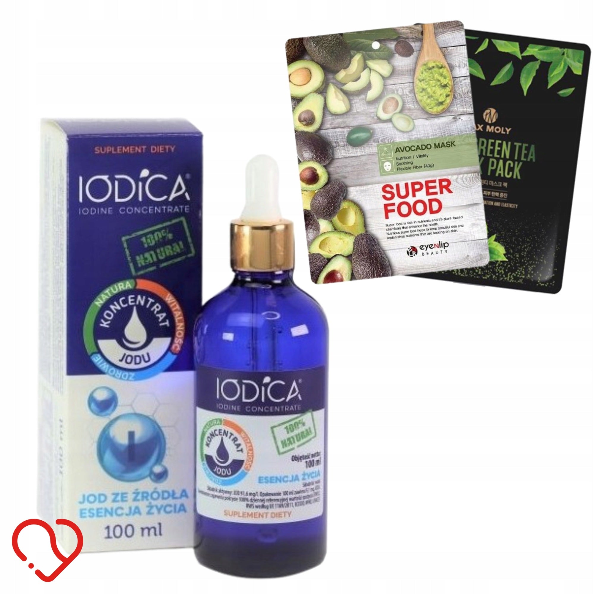 Iodica Natural Liquid Iodine Concentrate 100 ml + FREEBIE
