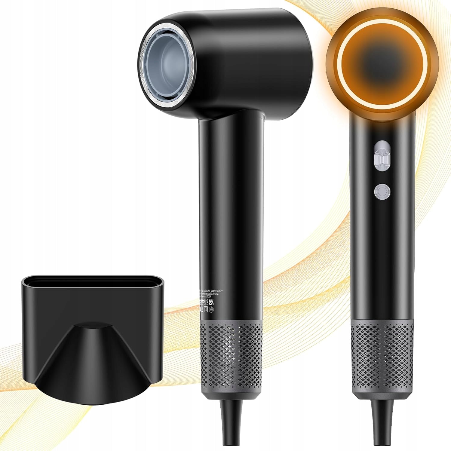 Ion Hair Dryer 1500W – Professional, 110,000 RPM, 4 Modes