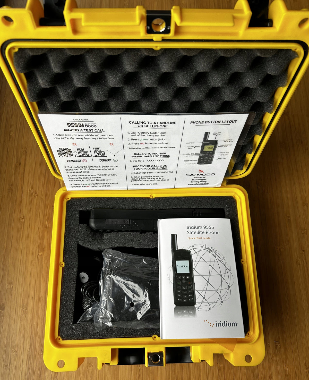 Iridium 9555 – Satellite Phone | Global Connectivity Headphones included yes