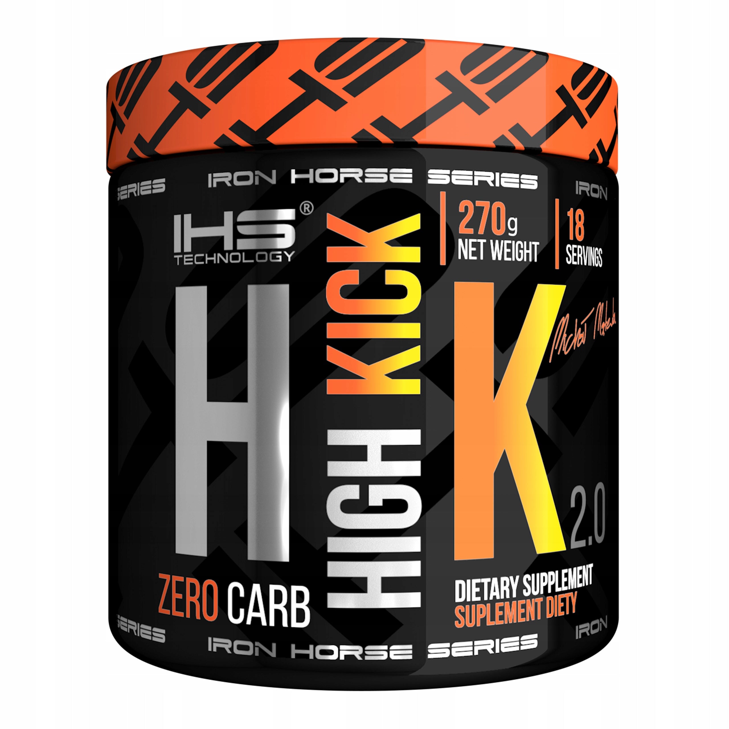 Iron Horse High Kick 270g IHS Strength ORANGE Expiration date at least six months from the date of purchase