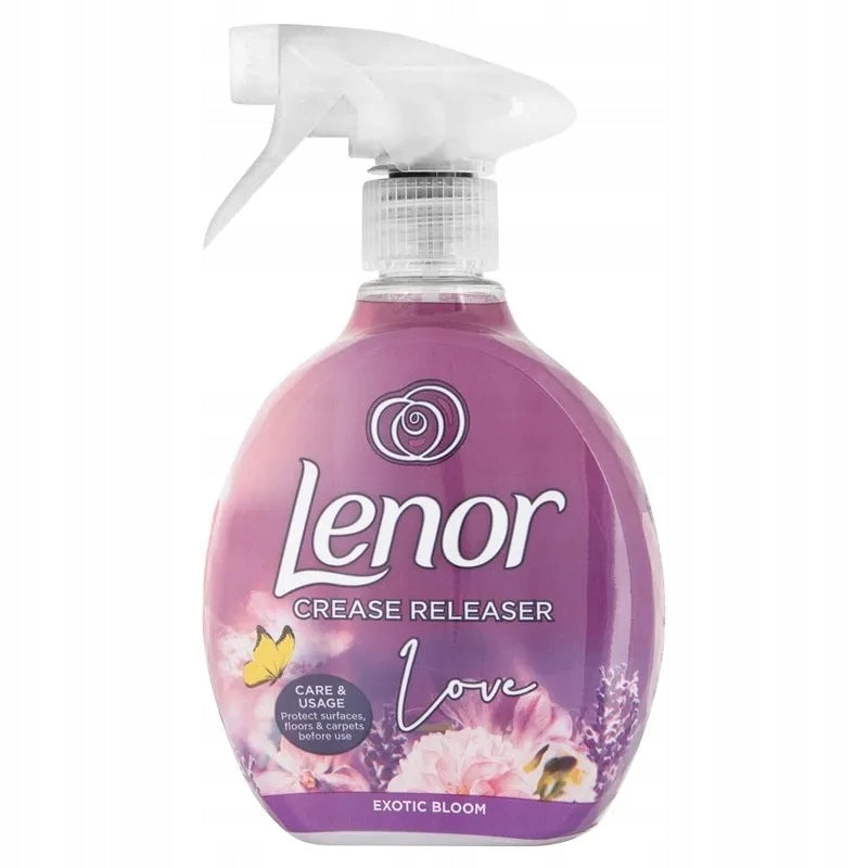 Iron Spray Crush Removal Lenor CREASE RELEASER SPRAY 2x500 ml Packaging status original