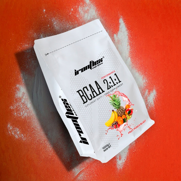 IronFlex BCAA 2:1:1 Fruit Punch 1000 g Expiration date not specified