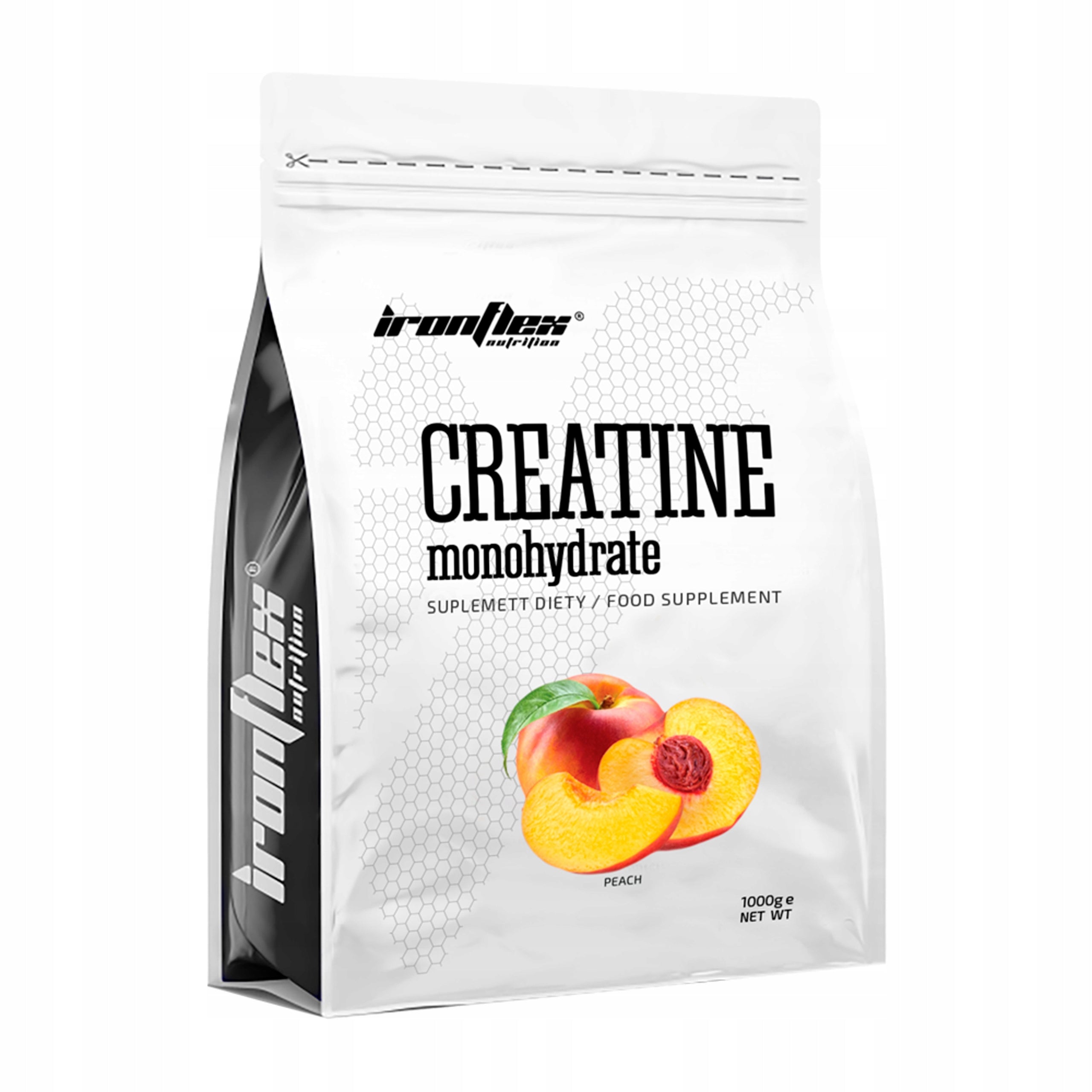 IronFlex Creatine Monohydrate Peach 1000 g Expiration date not specified