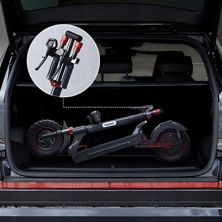 Iscooter iX5S Off-road electric vehicle 1000W black foldable 45 km/h 65 km Packaging status original