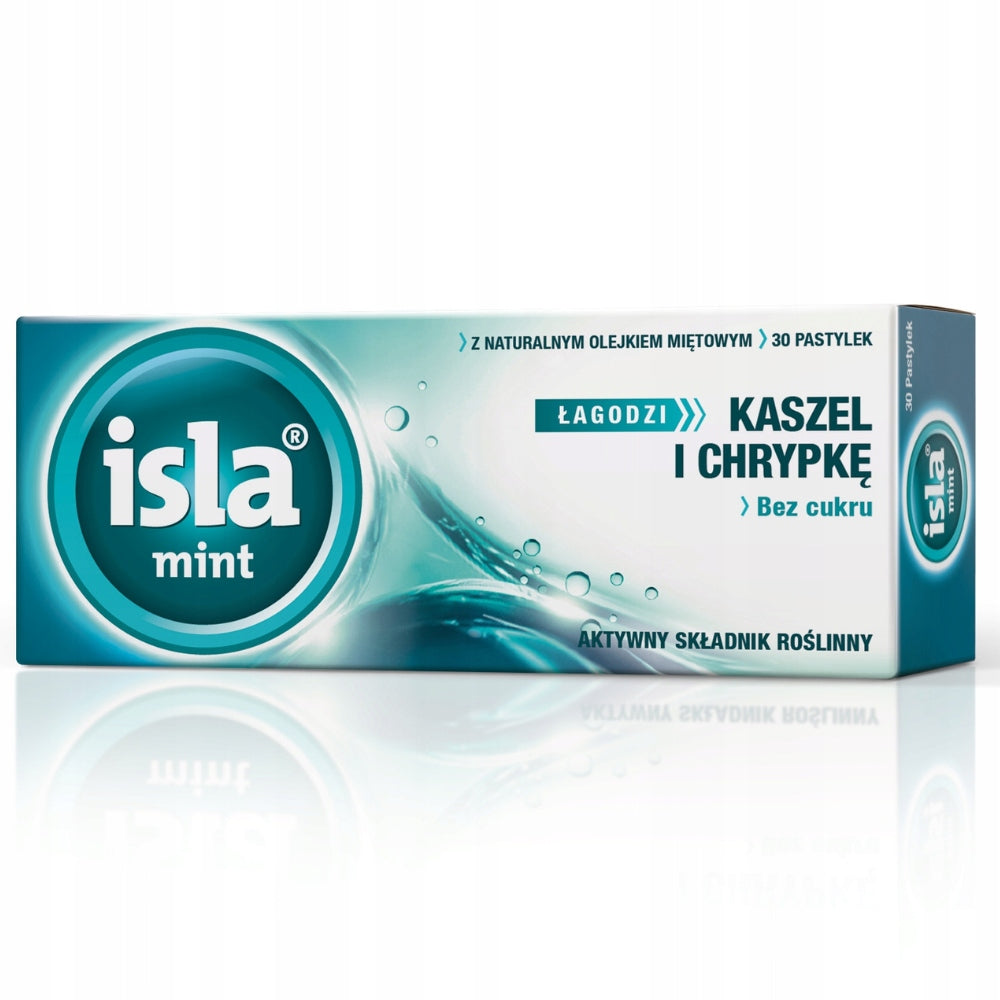 Isla Mint throat lozenges Icelandic hoarseness, 30 pcs. Manufacturer code SALVEO