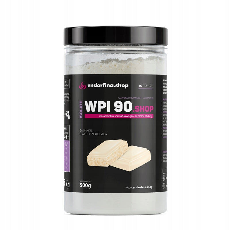 Isolate WPI90.shop white chocolate 500g Endorfina.shop