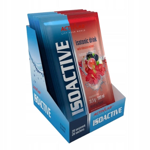 Isotonic ACTIVLAB IsoActive x20 Isotonic Drink Multifruit Electrolytes Expiration date at least six months from the date of purchase