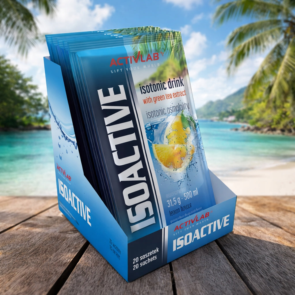 Isotonic ACTIVLAB Isoactive 20x31,5g Lemon Electrolytes Training Hydration Expiration date at least six months from the date of purchase