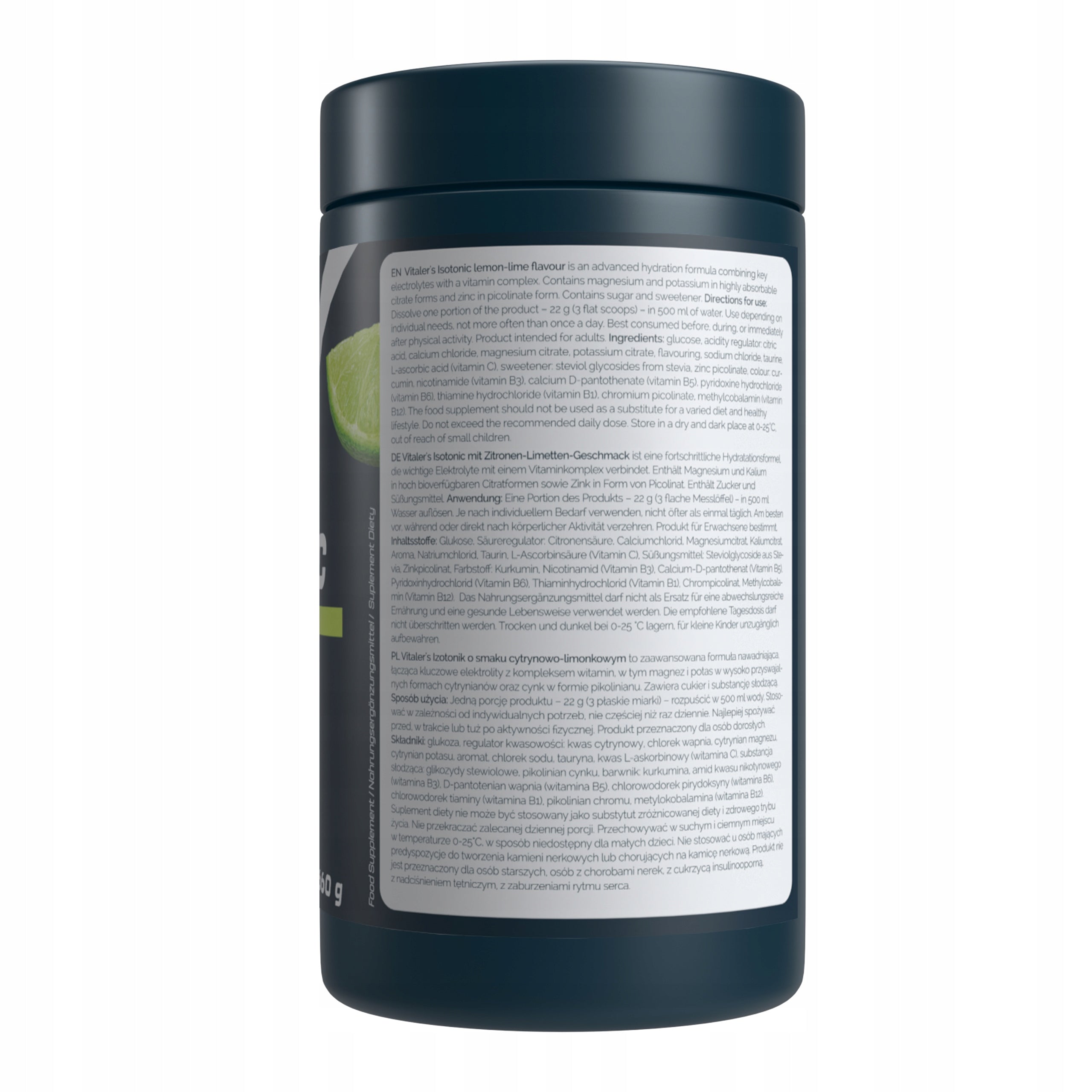 Isotonic Drink Powder LEMON Electrolytes Vitamins Minerals Taurine Iso Expiration date at least six months from the date of purchase