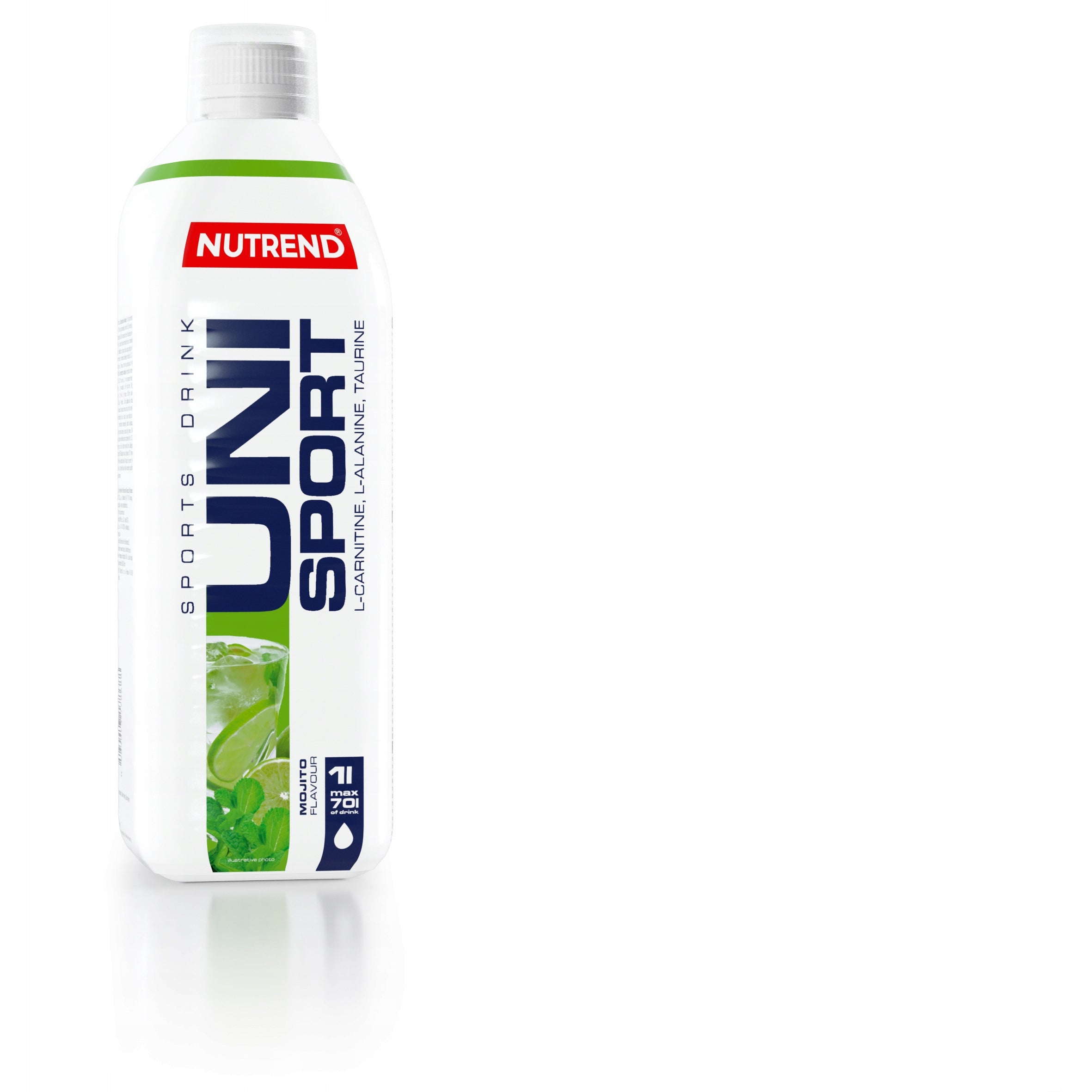 Isotonic Nutrend Unisport 1000 ml mojito sports drink taurine l-alanine