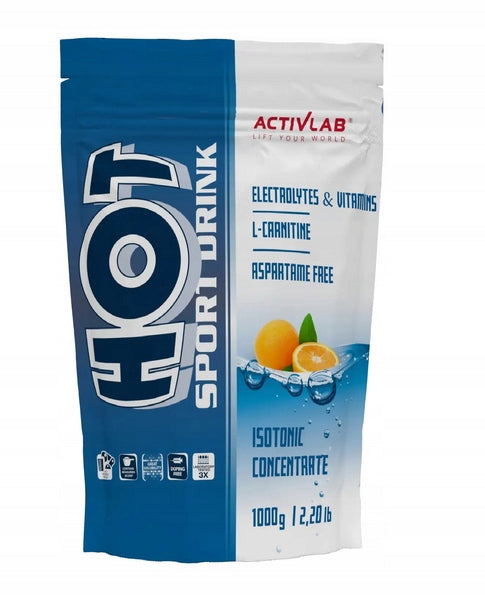 Isotonic Powder Activlab Hot Sport Drink Orange Flavour 1000 g