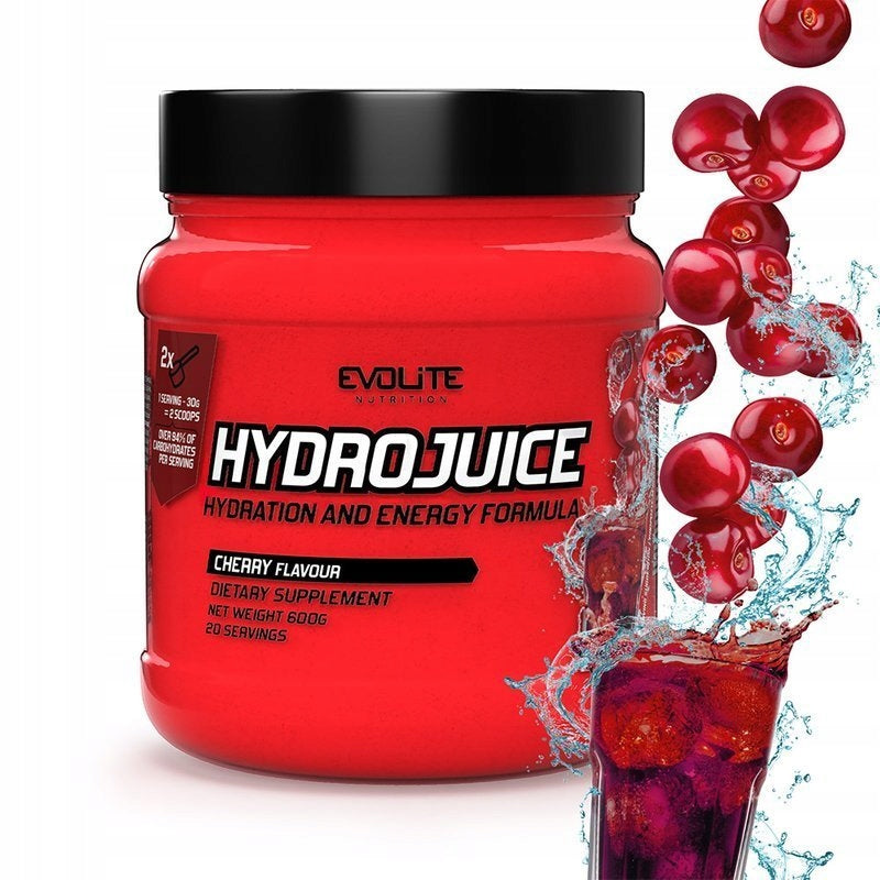 Isotonic powder Evolite Nutrition HYDROJUICE cherry flavour 600 g