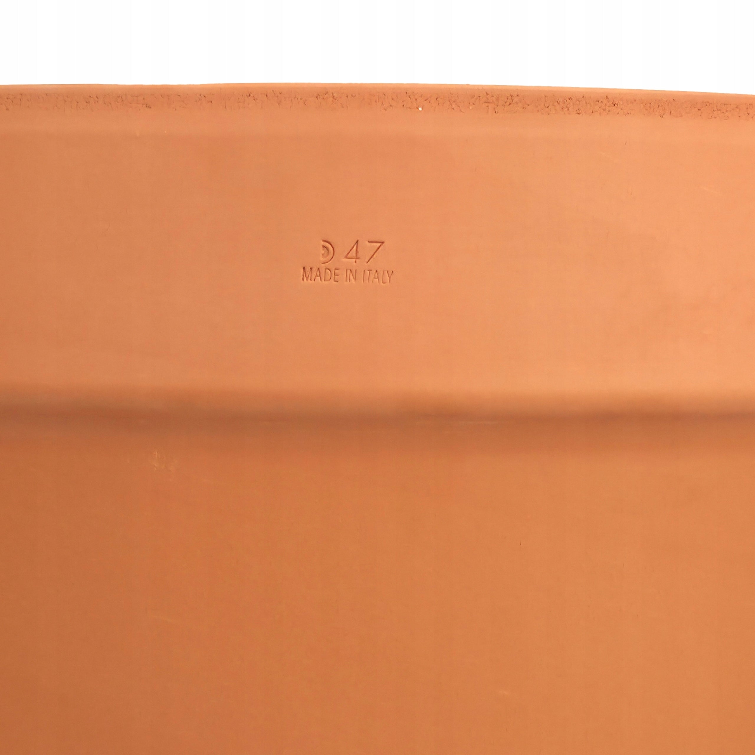Italian Ceramic Planter 47cm Terracotta Large Flower Pot Simple Traditional VASO Material ceramic
