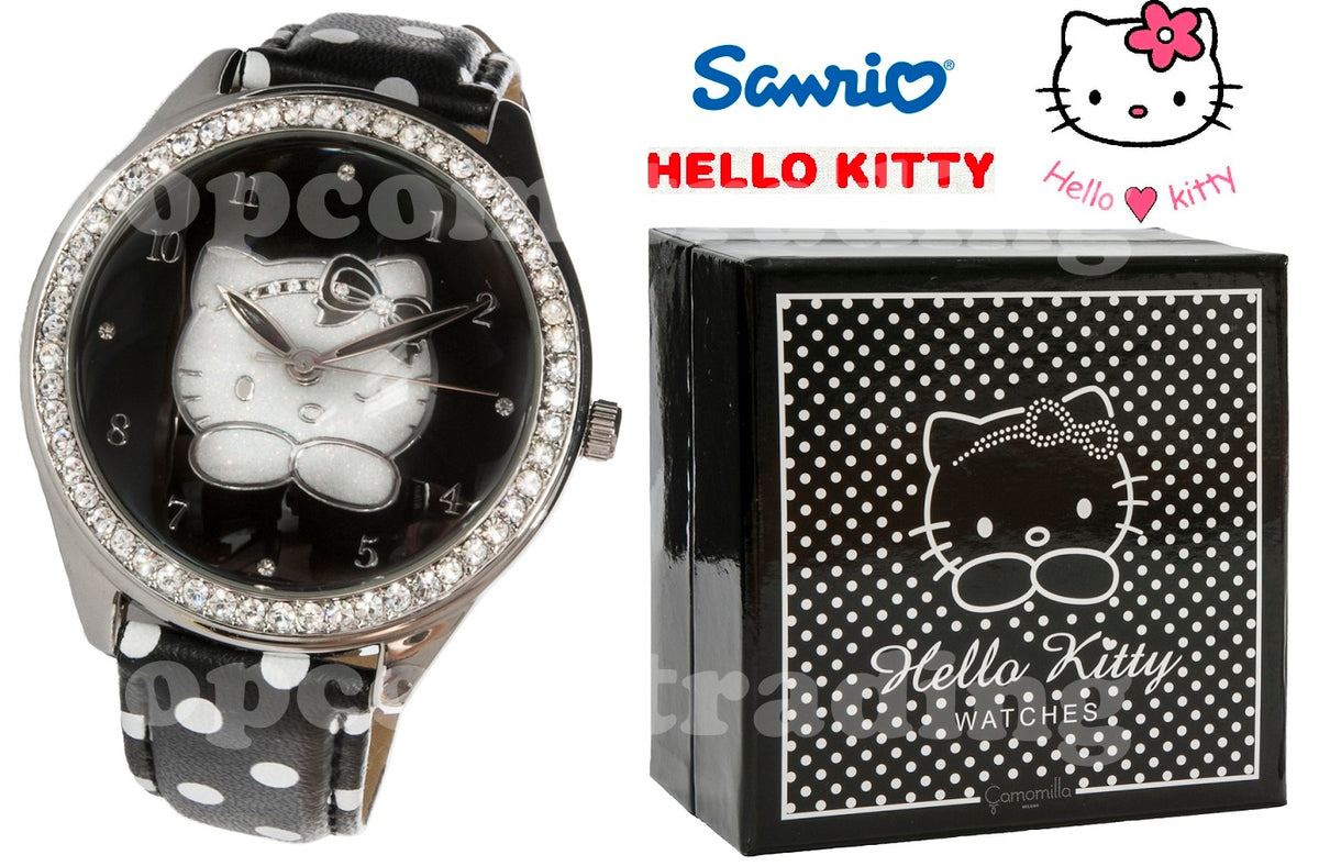 Italian Wristwatch HELLO KITTY Crystals 24h Manufacturer code 07501
