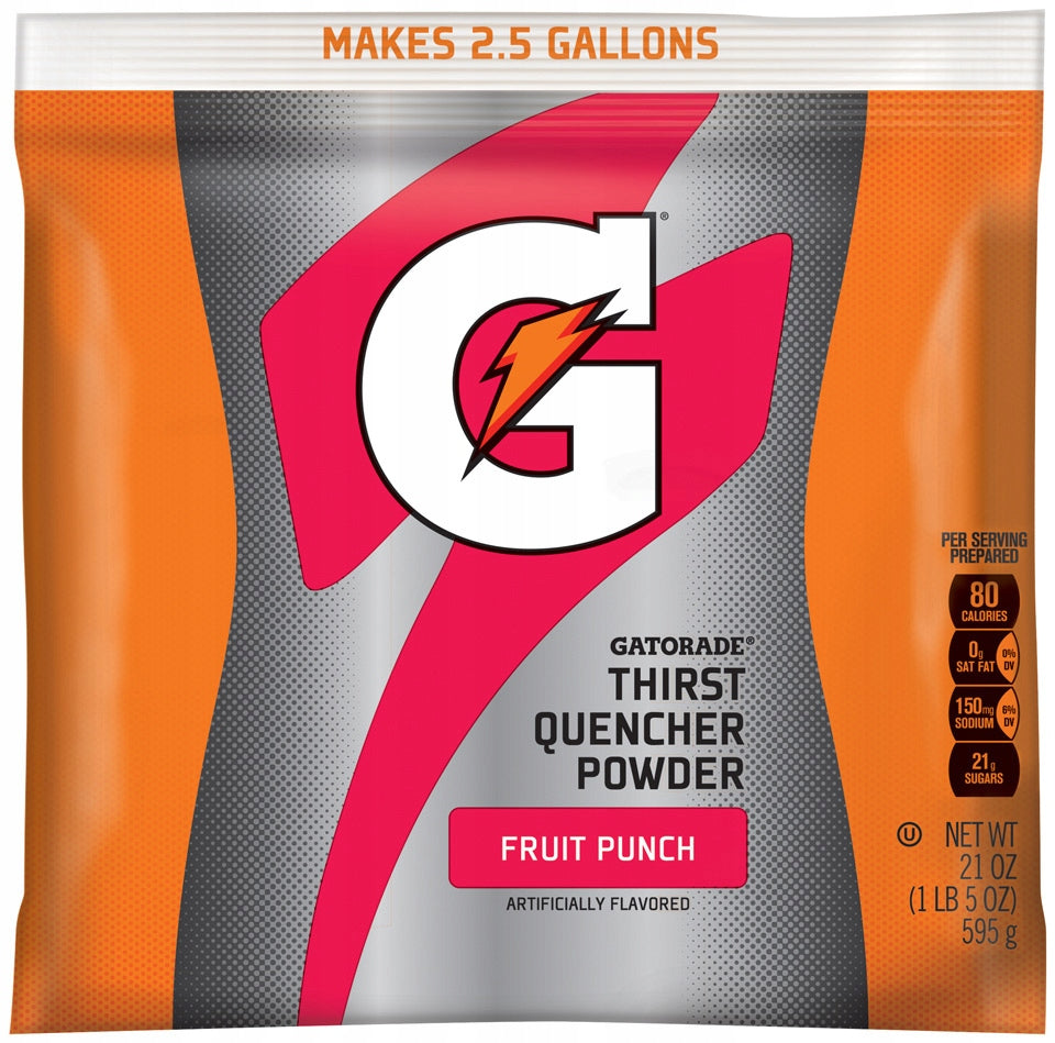 Izotóniás italpor tasakokban Gatorade Sportital gyümölcs punch ízű 595 g