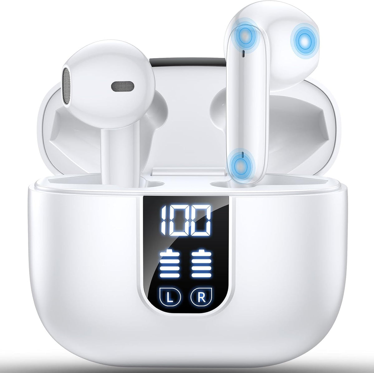 J11 White Noise Cancelling Earbuds for Bluetooth