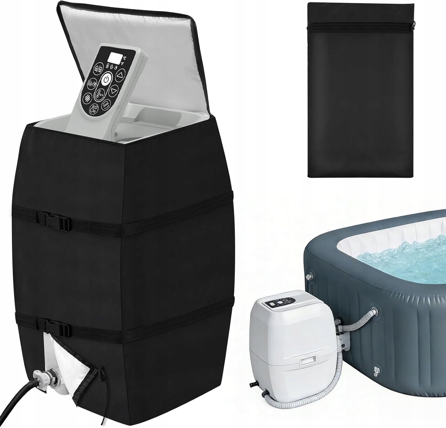 JACUZZI HOT TUB PUMP COVER INSULATED PROTECTIVE