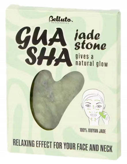 JADE PLATE GUA SHA NATURAL STONE FOR FACIAL MASSAGE MASSAGER