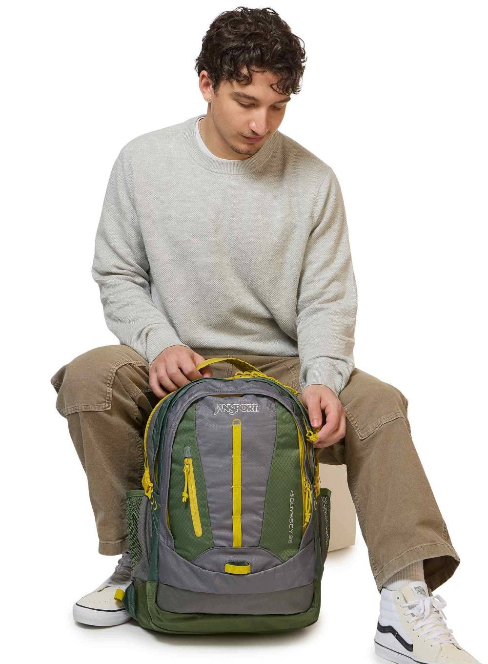JANSPORT SCHOOL BACKPACK ODYSSEY GREEN Gender unisex