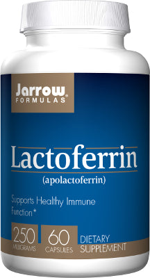 JARROW Lactoferrin 250mg LACTOFERRIN IRON IMMUNOMODULATOR 60caps Expiration date not specified