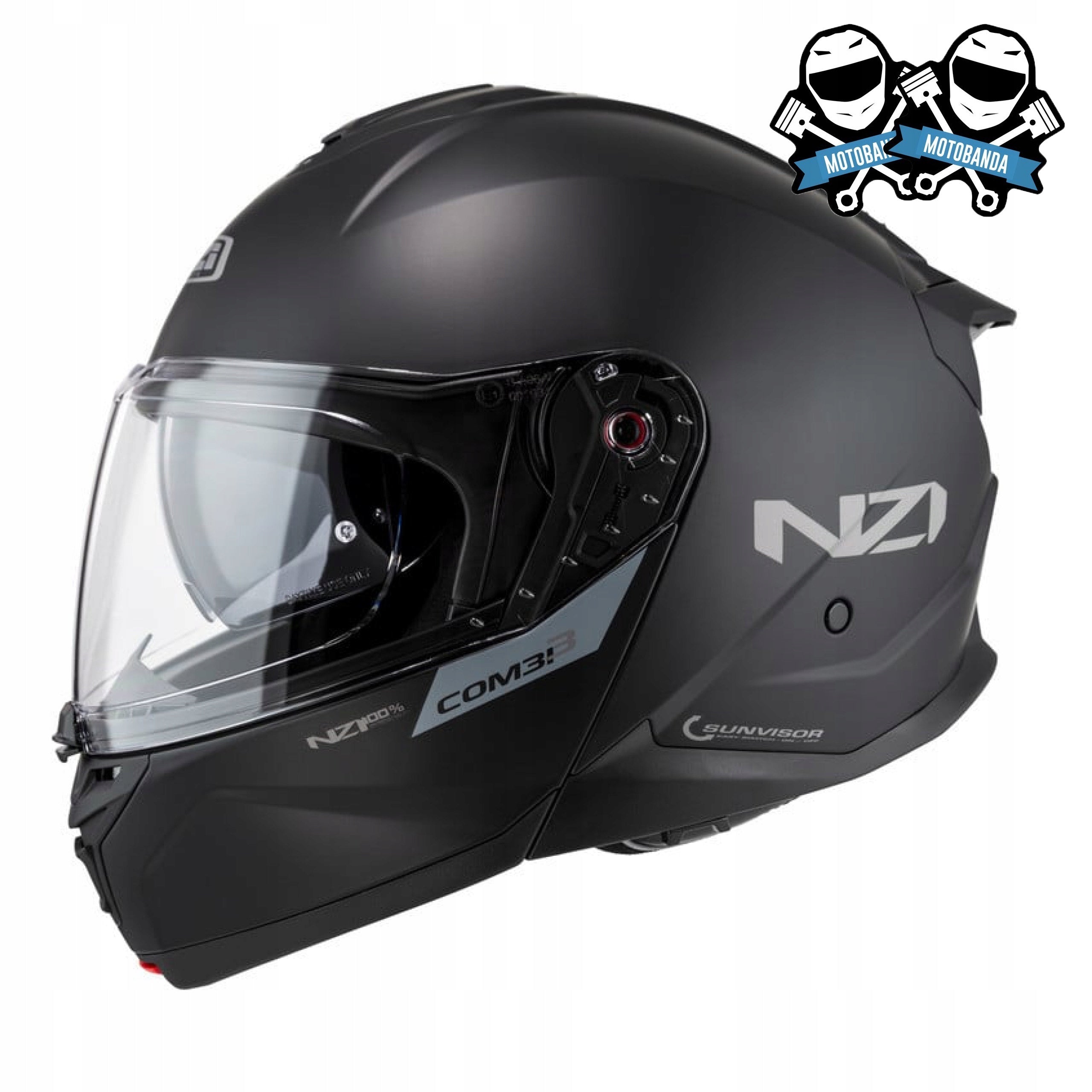 JAW HELMET NZI COMBI 3 DUO SHELL ABS WITH P/J APPROVAL