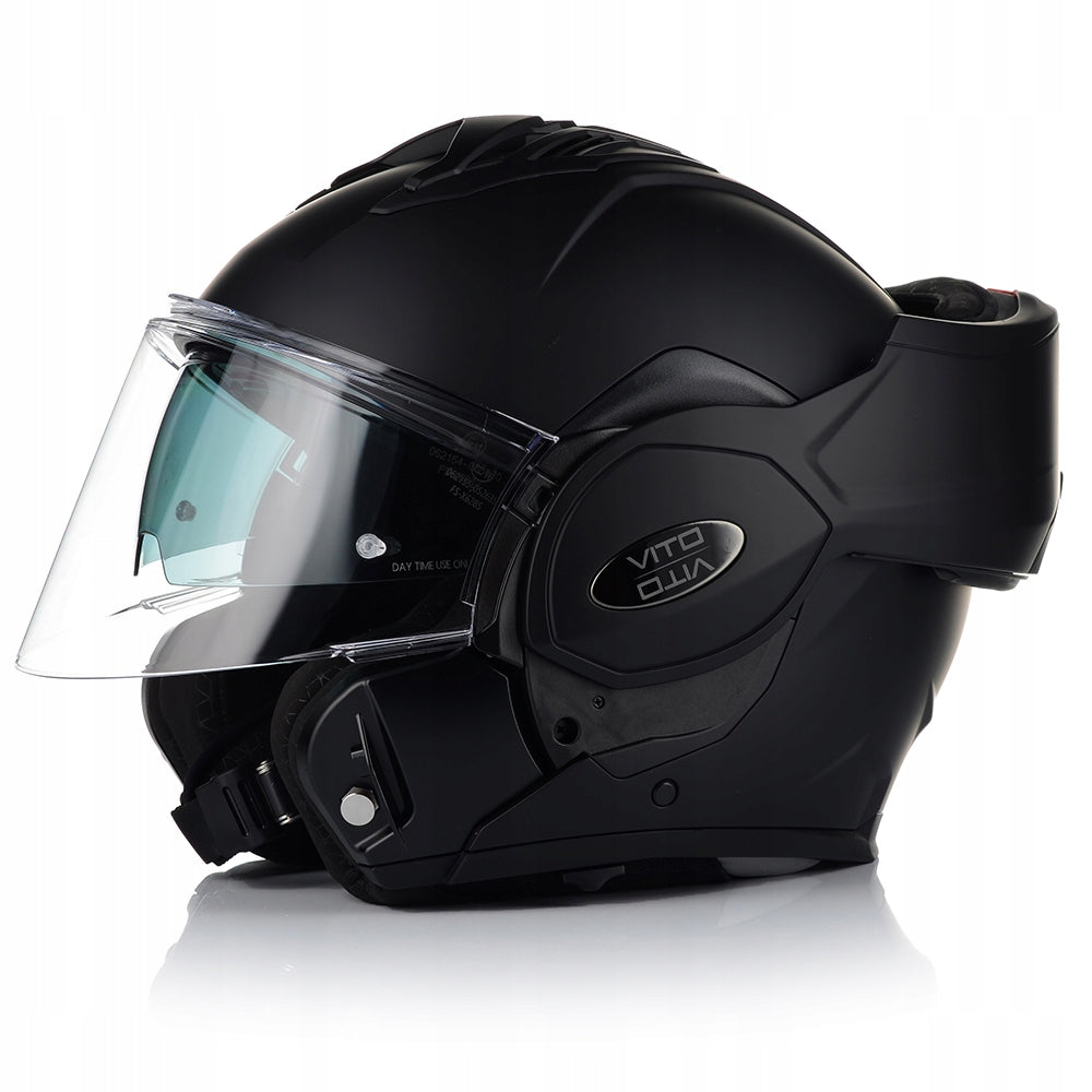 JAW MOTORCYCLE HELMET| VITO REVERSE | ROTATING JAW + PINLOCK Packaging status original