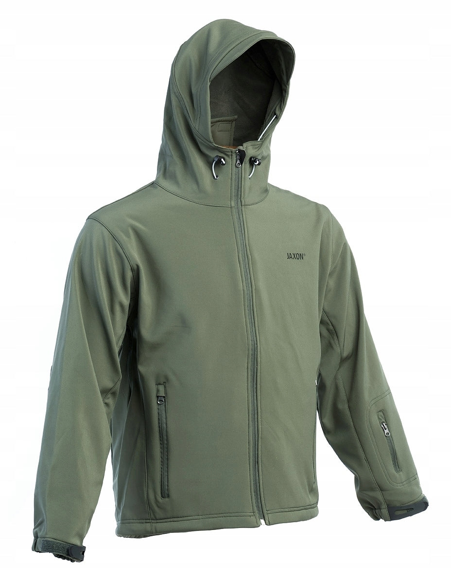 JAXON SOFTSHELL FISHING JACKET size XL Color green