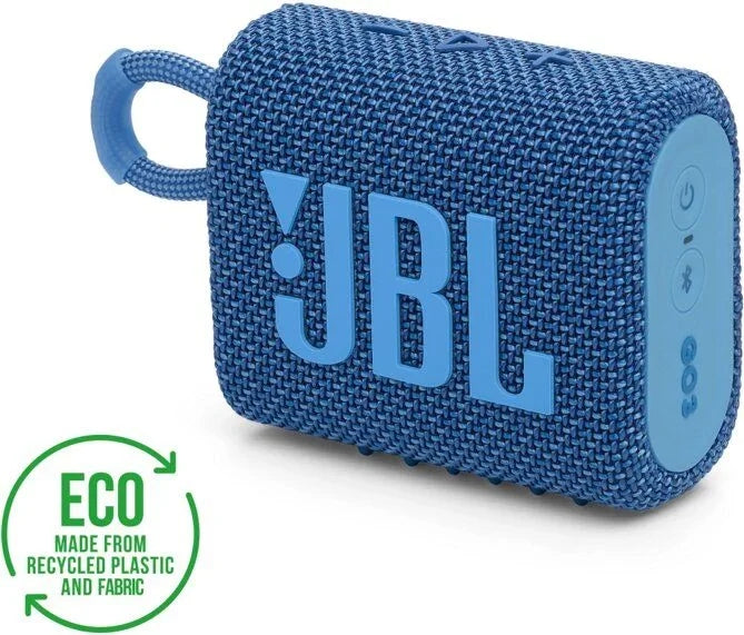 JBL GO 3 Eco Bluetooth Speaker Portable 4,2W Small Waterproof Blue Manufacturer code Głośnik JBL Bluetooth na Plażę Grilla Imprezę