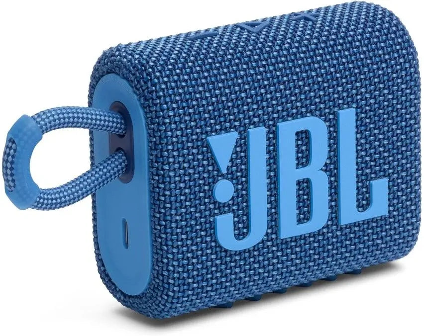 JBL GO 3 Eco Bluetooth Speaker Portable 4,2W Small Waterproof Blue Packaging status original