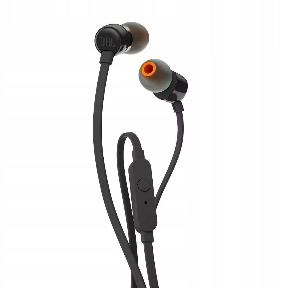 JBL IN-EAR HEADPHONES WITH MICROPHONE WIRED BLACK T110 Brand JBL