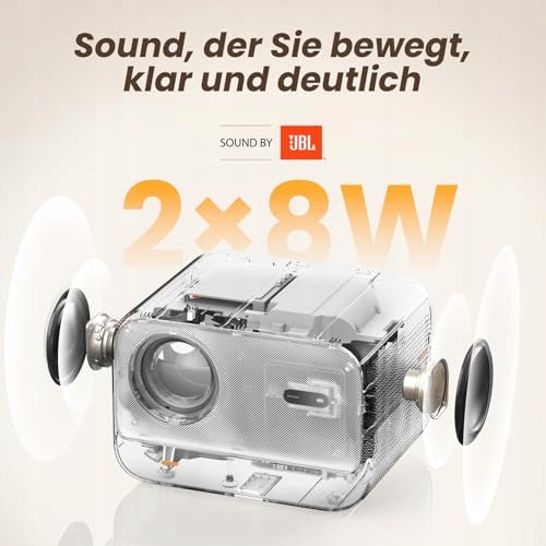 JBL LED Projector 1080P WiFi6 Bluetooth 5.1 Autofocus For TV Stick Packaging status original