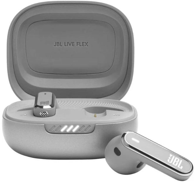 JBL Live Flex 3 SILVER Wireless In-Ear Headphones