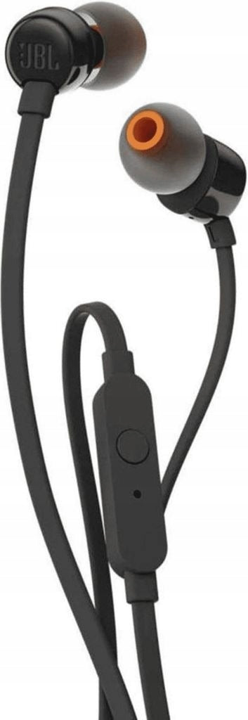 JBL T110 Wired In-Ear Headphones Jack 3.5mm For Laptop Phone Black Brand JBL