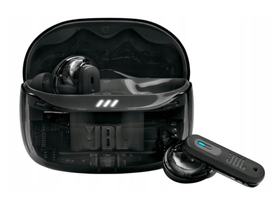 JBL Tune Beam 2 Ghost Wireless In-Ear Headphones ANC 48h Black Packaging status original