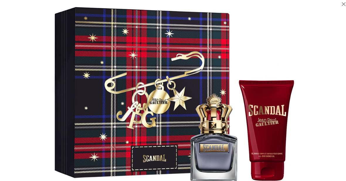 JEAN PAUL GAULTIER SCANDAL POUR HOMME EDT 100ML + SHOWER GEL 75ML