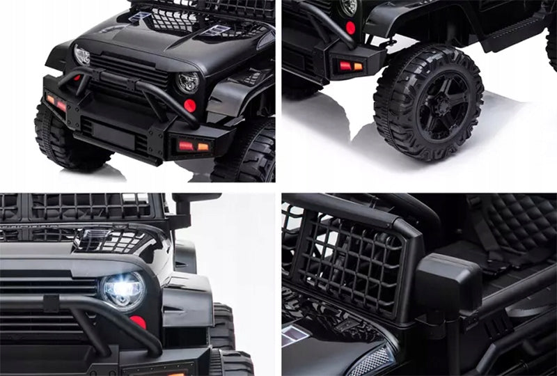 JEEP AUTO CAR BATTERY 12V REMOTE CONTROL 2.4G MP3 AMORY LIGHT MELODIES Information regarding product safety and compliance Includes a toy. Adult supervision is recommended