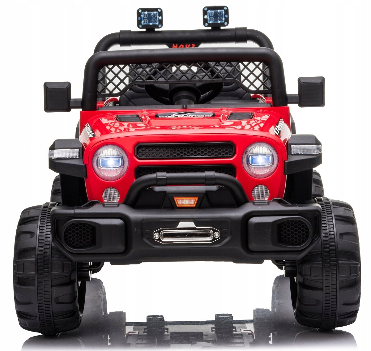 JEEP BH Off Road 4x4, EVA, Battery-powered car 2.4G. LUGGAGE COMPARTMENT, 12V 9ah, 2.4 Color black red blue