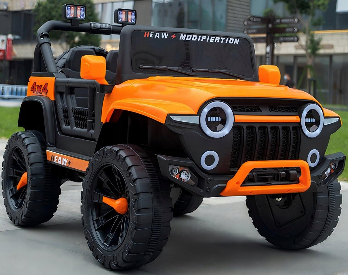 JEEP ST 4x4 Auto Battery Operated LEATHER, EVA, LED, 12V 7ah, Bluetooth, APP Manufacturer code st-3.0