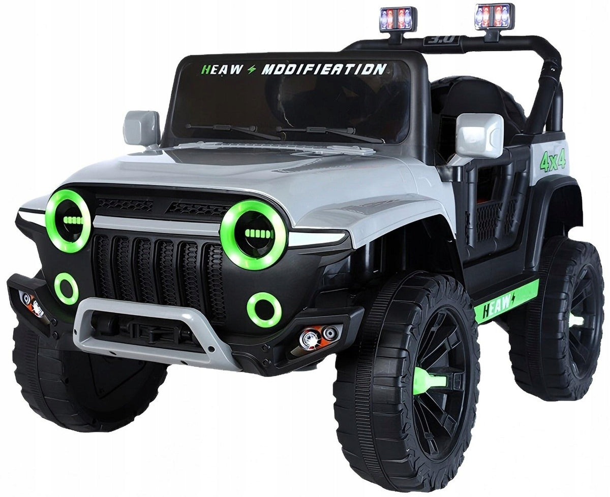 JEEP ST 4x4 Auto Battery Operated LEATHER, EVA, LED, 12V 7ah, Bluetooth, APP