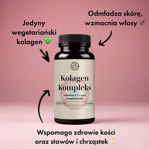 JEMY ZDROWO Collagen Complex + Vitamin A, C and Zinc (vegetarian) 30 kaps Brand JEMY ZDROWO