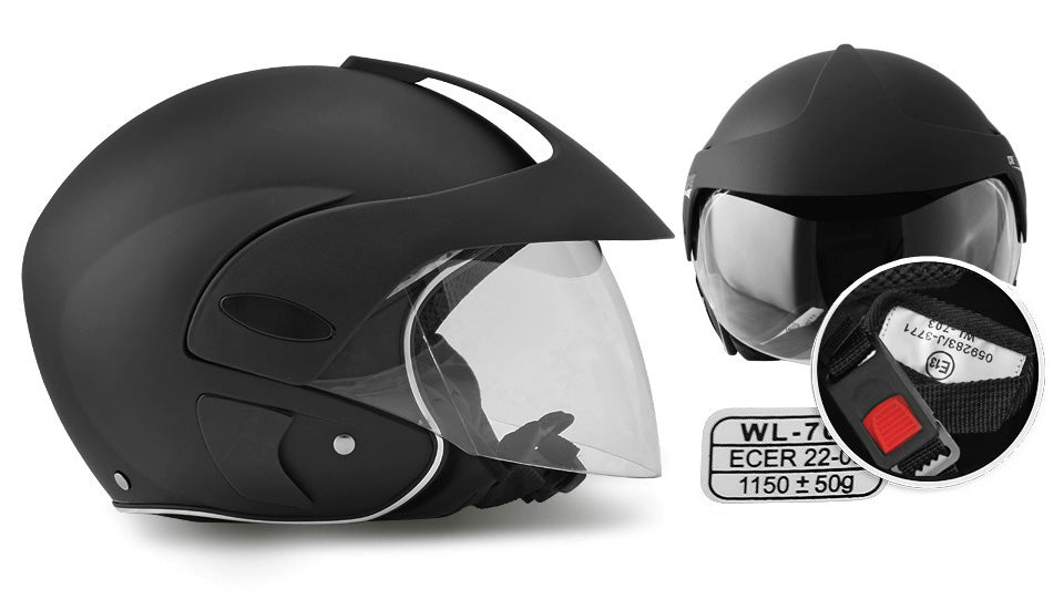 JET WL703 OPEN HELMET BLACK S SCOOTER APPROVAL EAN (GTIN) 5900774860877