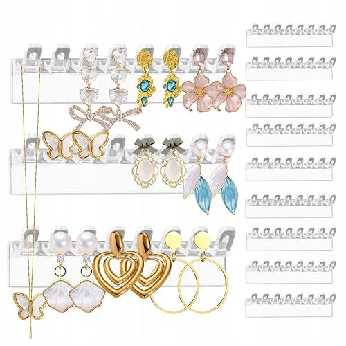 JEWELRY STAND PLASTIC ORGANIZER NECKLACES EARRINGS GIFT