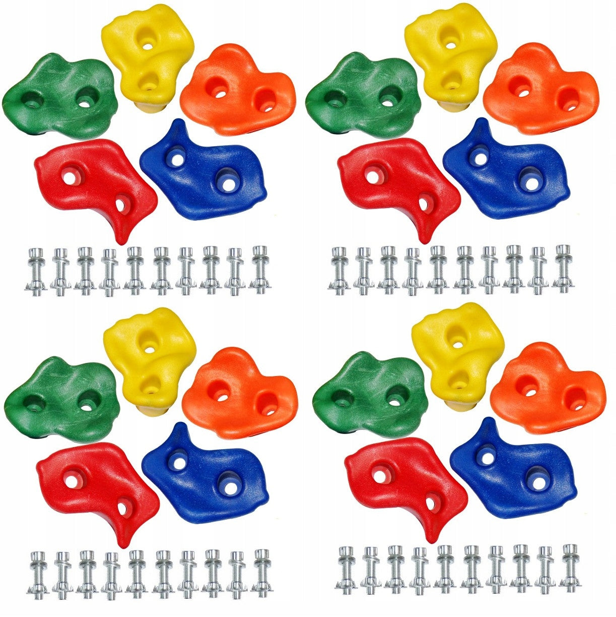 JF 20 pcs Climbing stones for public square toys + mounting kit