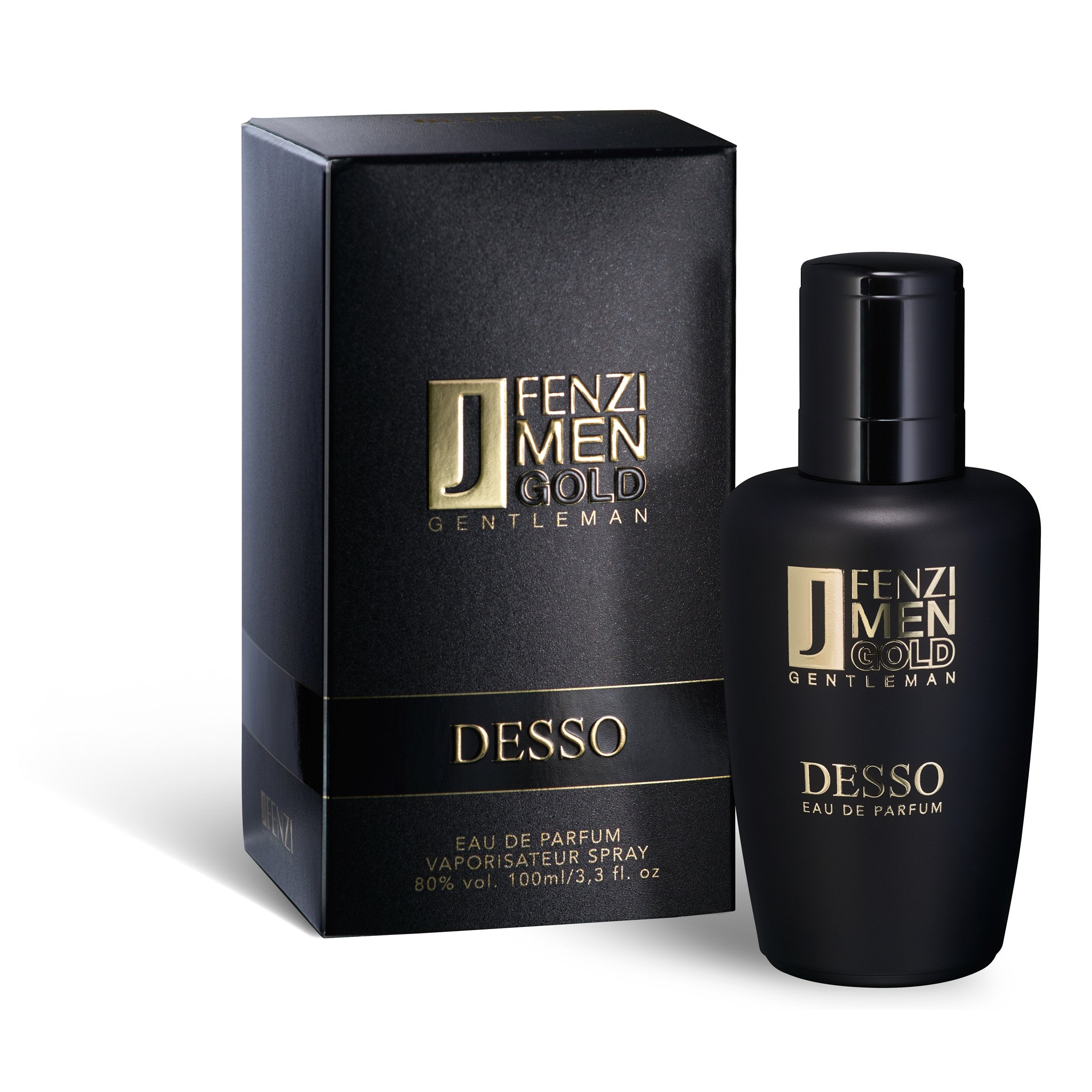 JFenzi DESSO Gold Gentleman Eau de Parfum for men 100 ml Packaging status original
