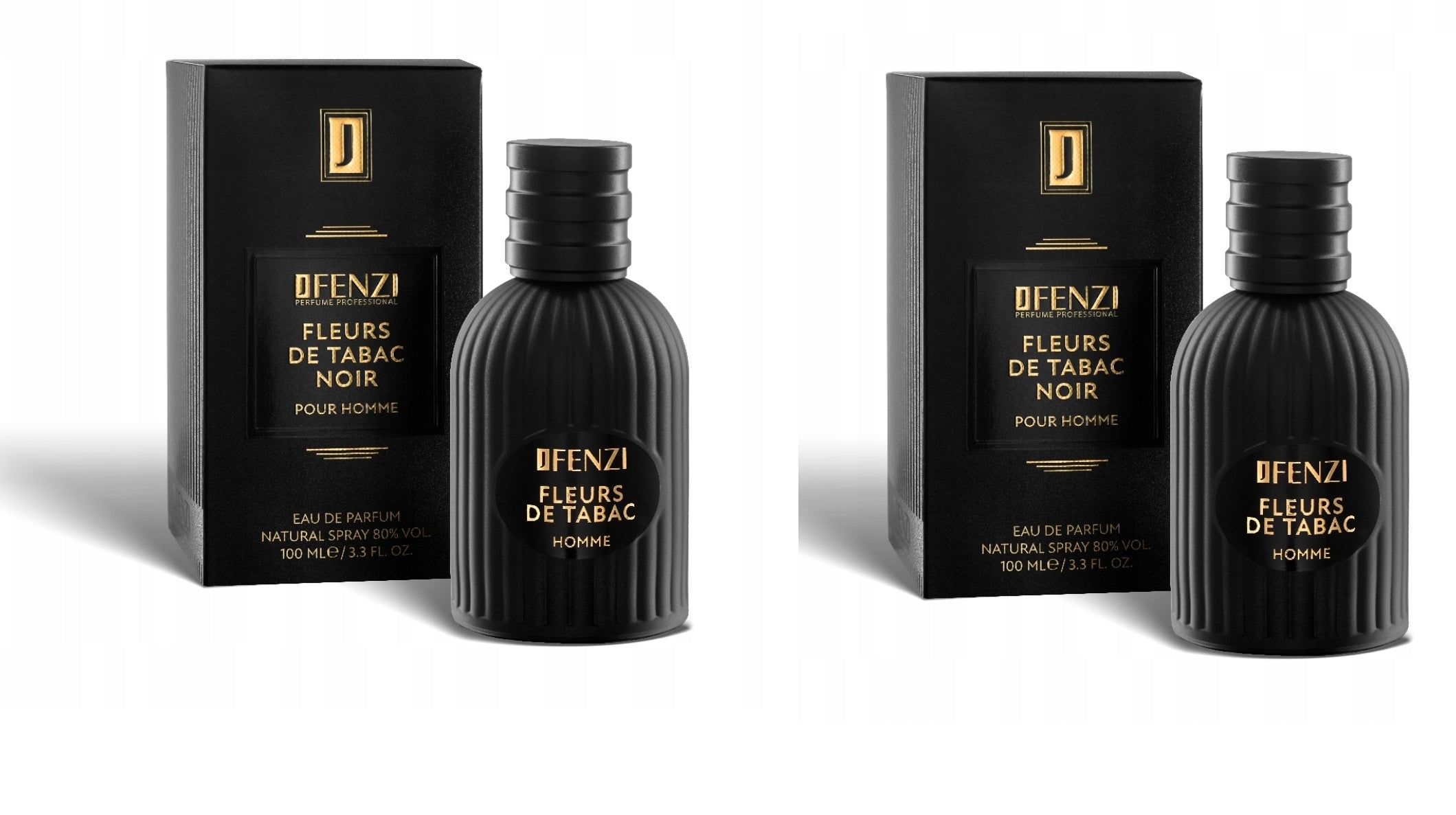 JFenzi FLEURS DE TABAC NOIR POUR HOMME 2x100ml EDP