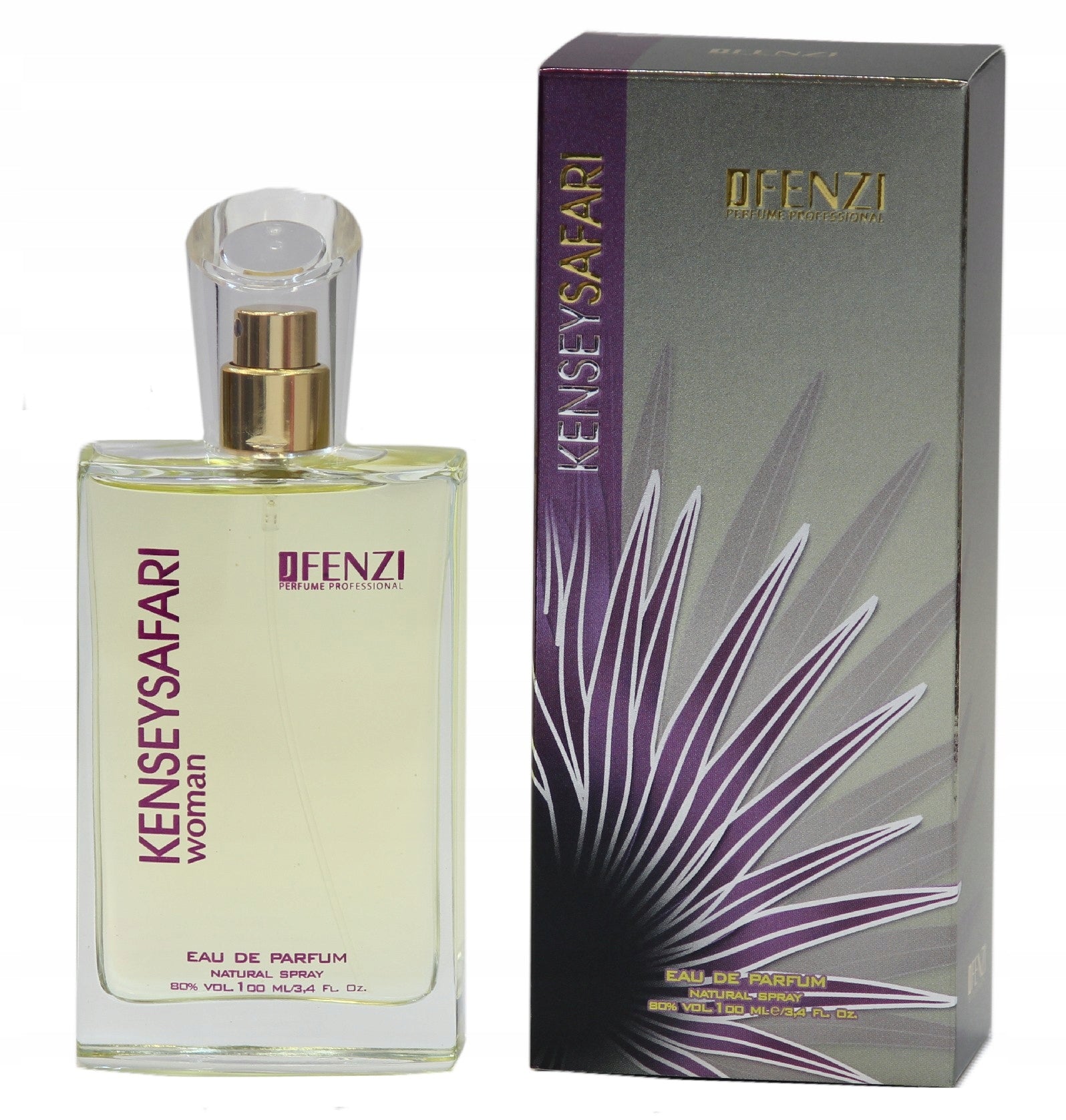 JFenzi Kensey Safari Eau de Parfum for women 100ml Brand JFenzi